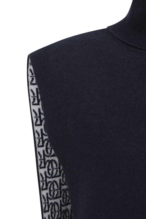 LE CASHMERE - 베스트 - Logo Jacquard Vest