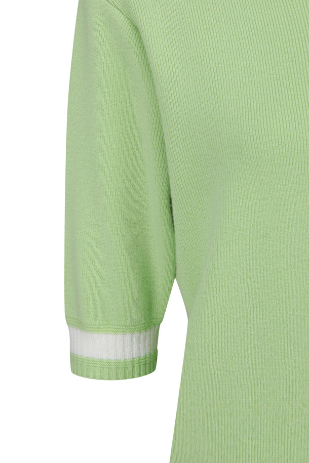 LE CASHMERE - 스웨터 - Circle Short Sleeve Sweater