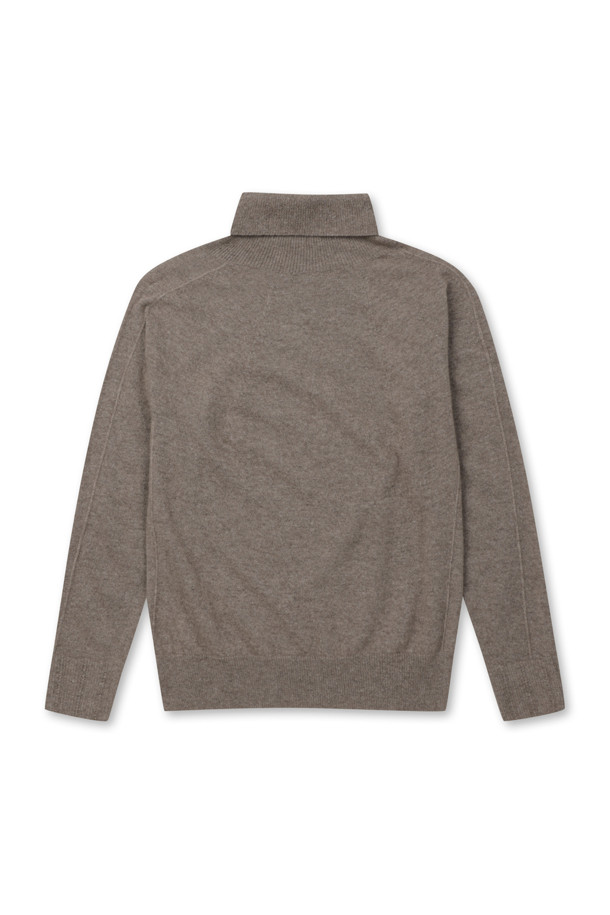 LE CASHMERE - 스웨터 - Woman Turtleneck (Brown)