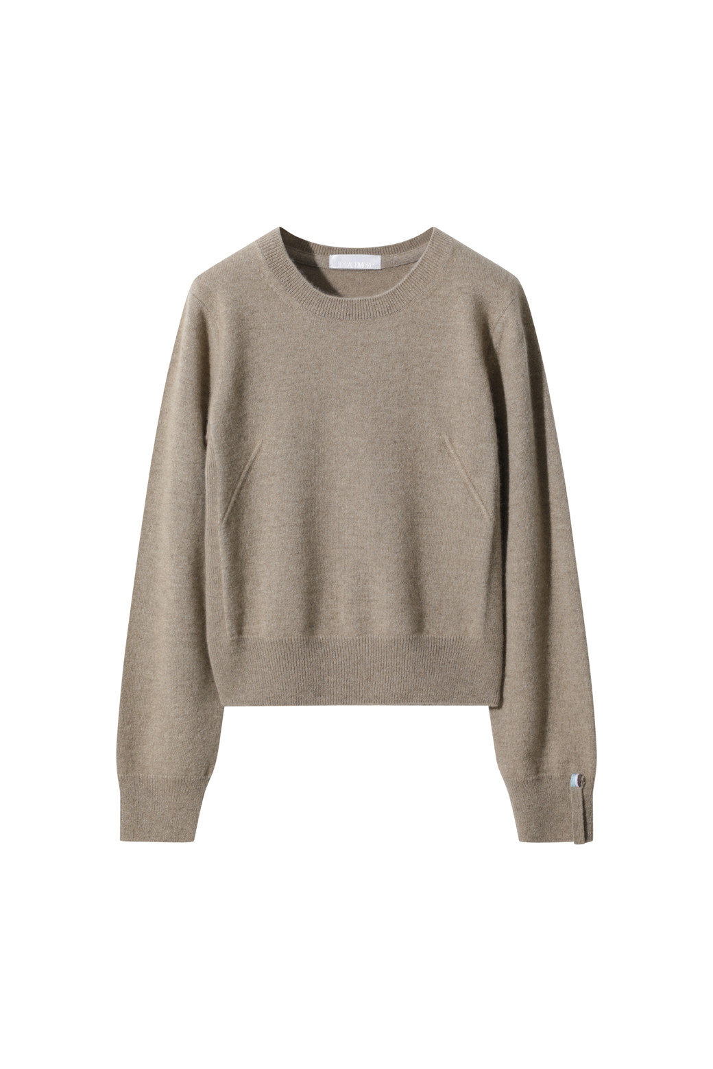 LE CASHMERE - 스웨터 - Essential Crew Sweater (Beige)