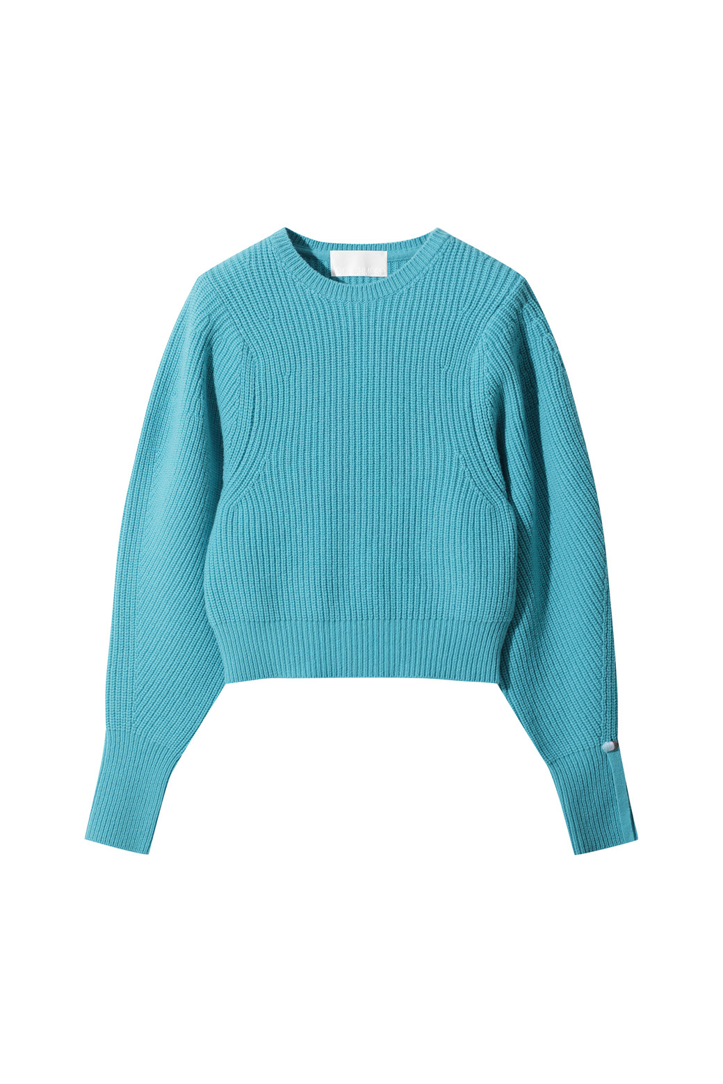 LE CASHMERE - 스웨터 - Volume Sleeve Sweater (Blue)