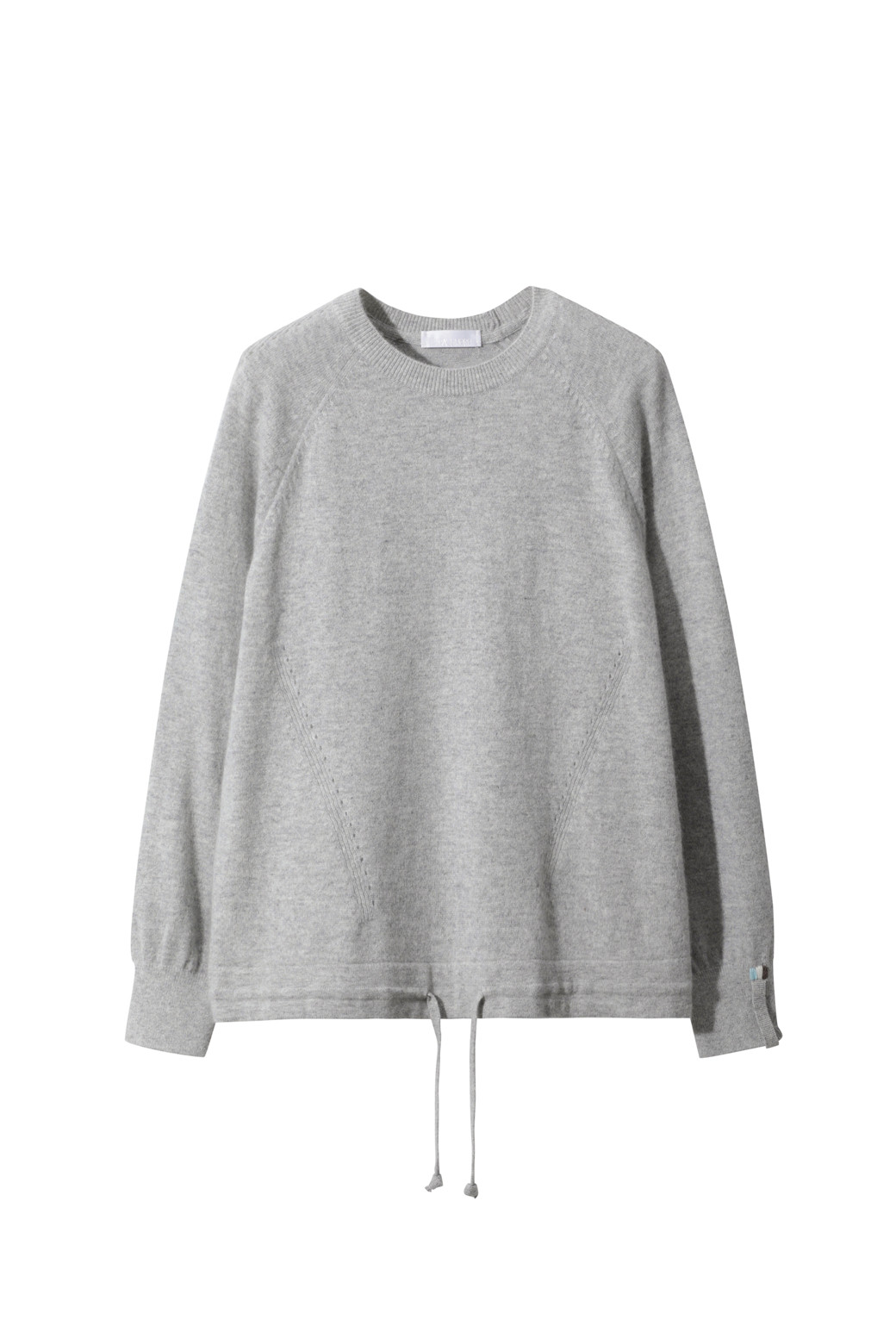 LE CASHMERE - 스웨터 - String Sweater (Light Gray)