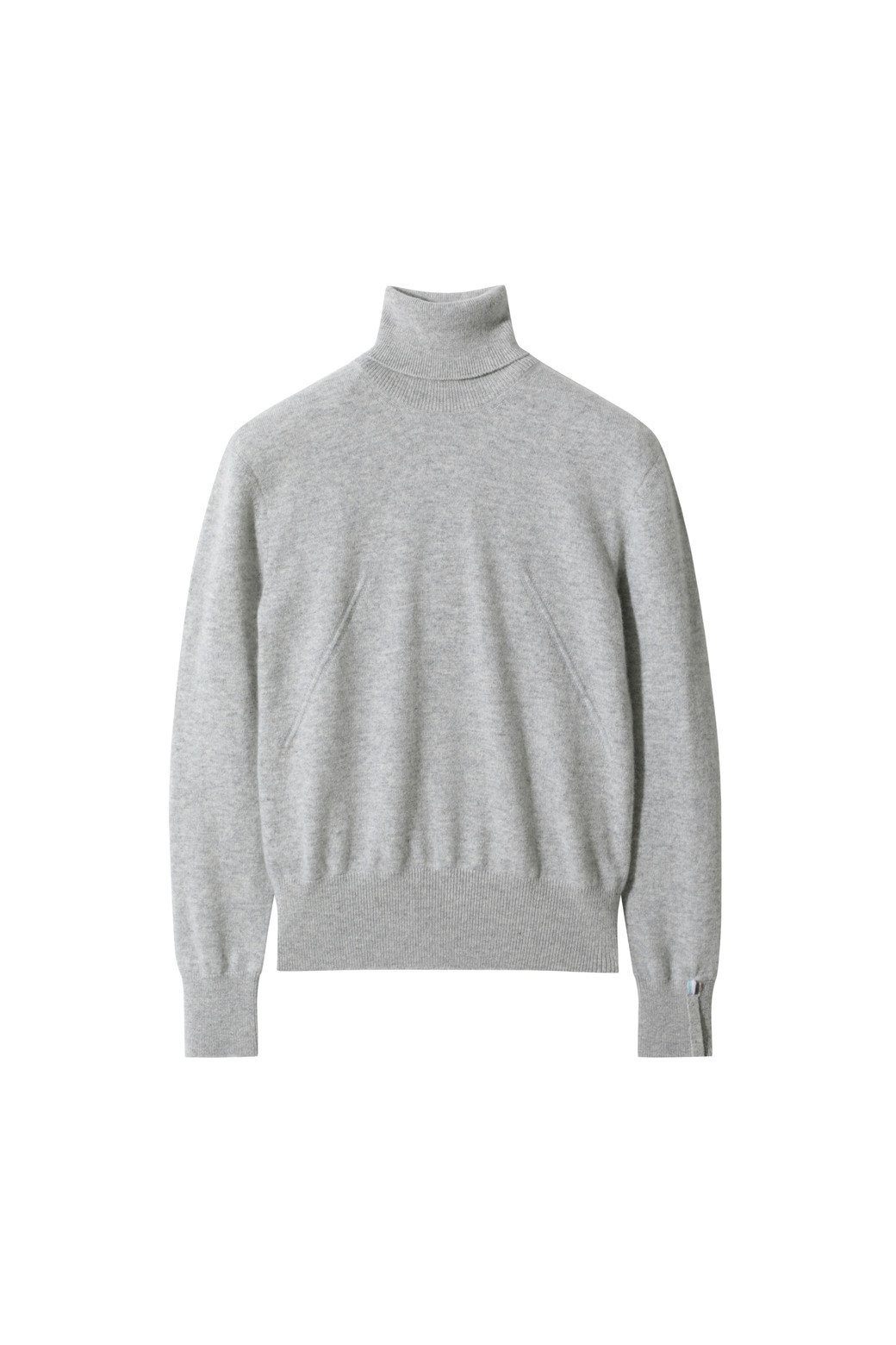 LE CASHMERE - 스웨터 - Essential High Neck Sweater (Light Gray)