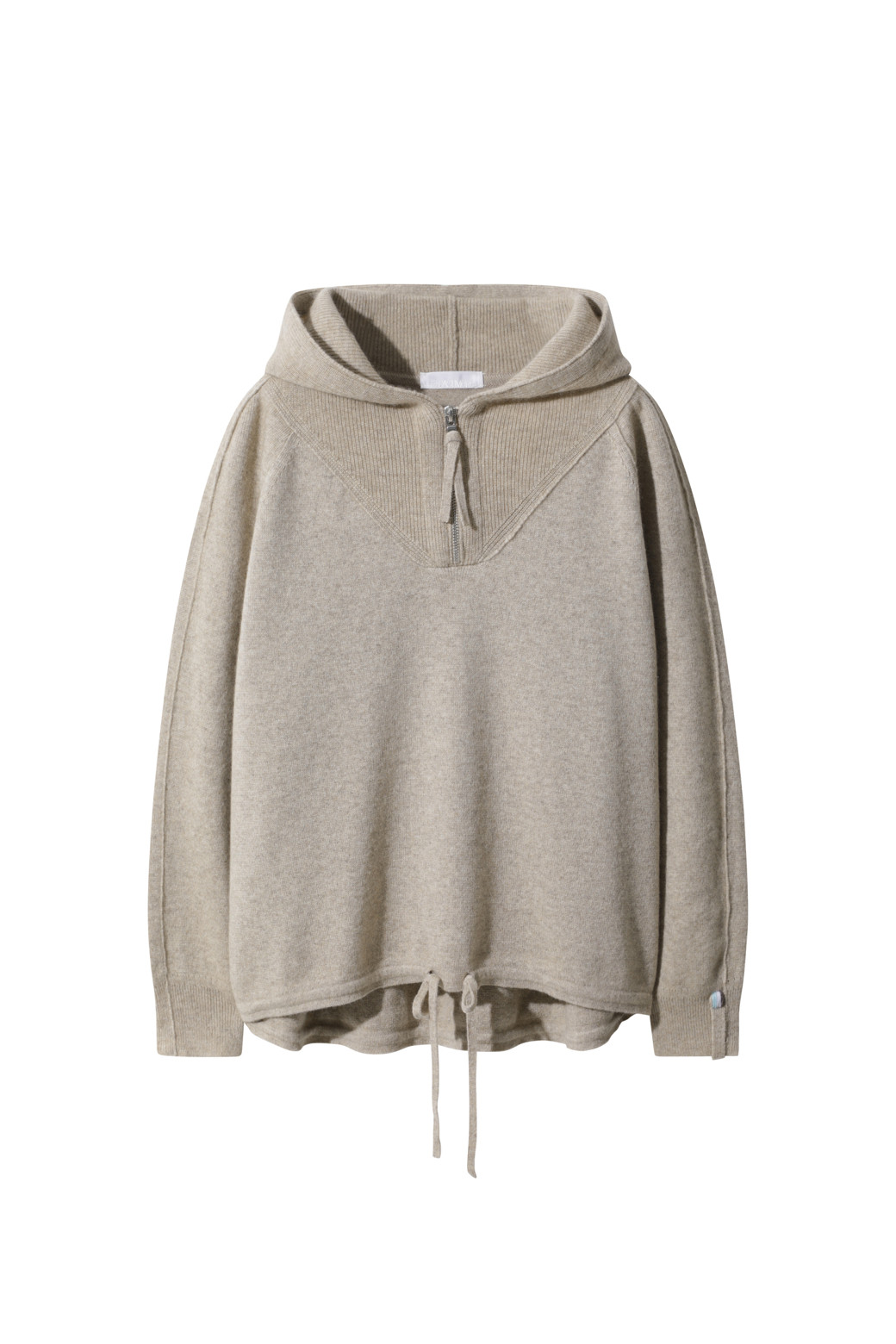 LE CASHMERE - 스웨터 - Reglan Hoodie Sweater (Oatmeal)