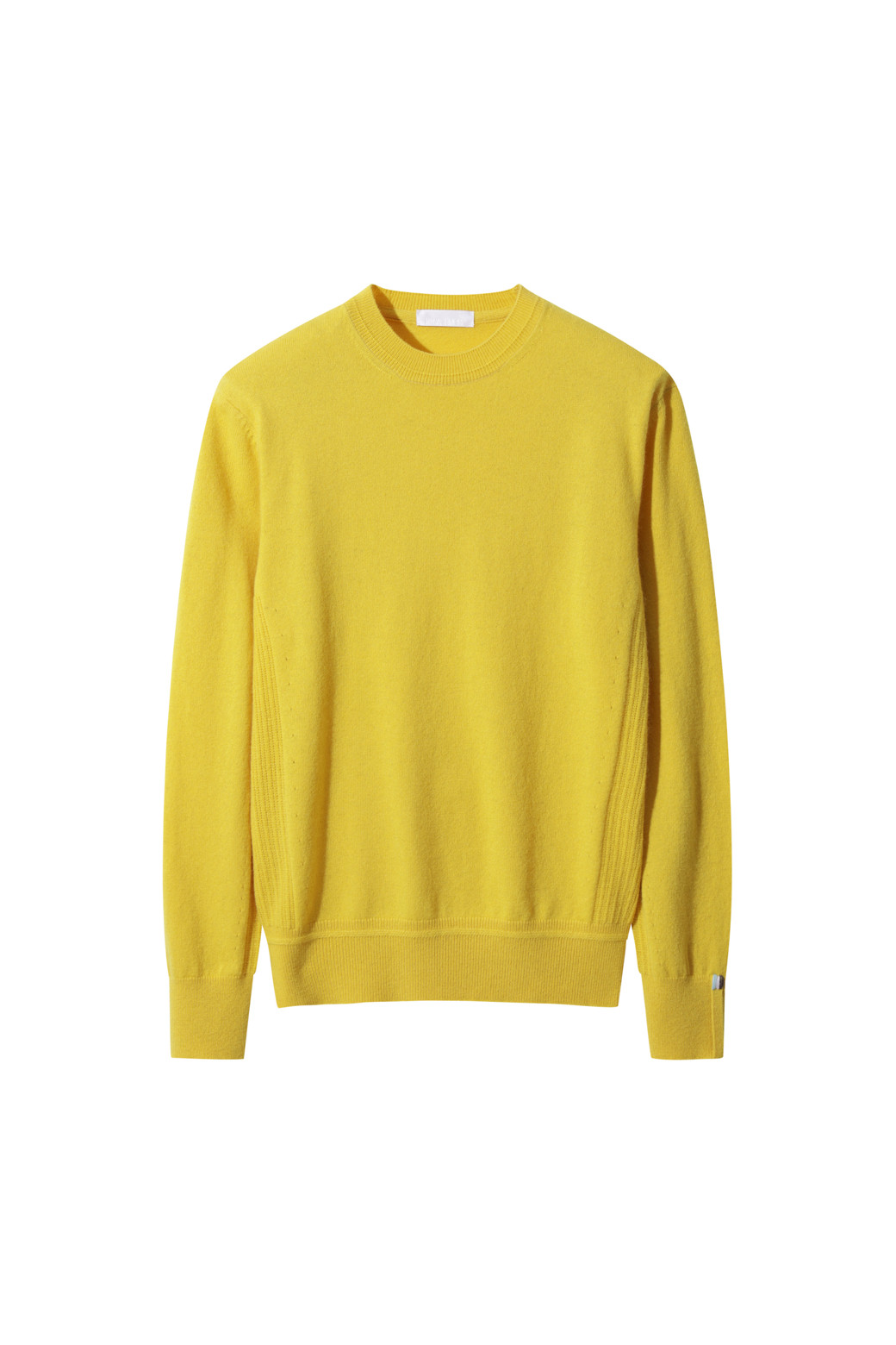 LE CASHMERE - 스웨터 - Men Essential Crew Sweater (Yellow)