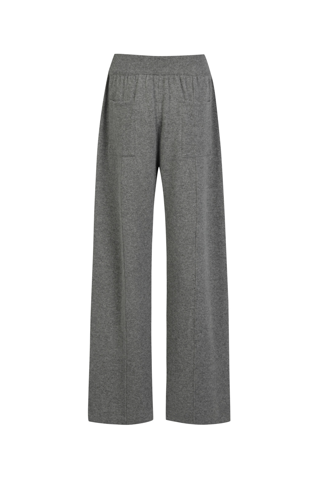 LE CASHMERE - 롱/미디팬츠 - Wide Pants (Gray)