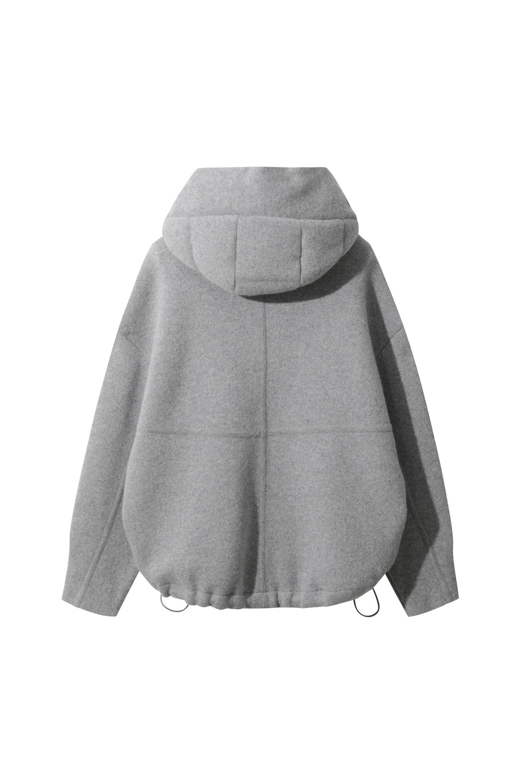 LE CASHMERE - 자켓 - Double Hoodie Jacket (Light Gray)