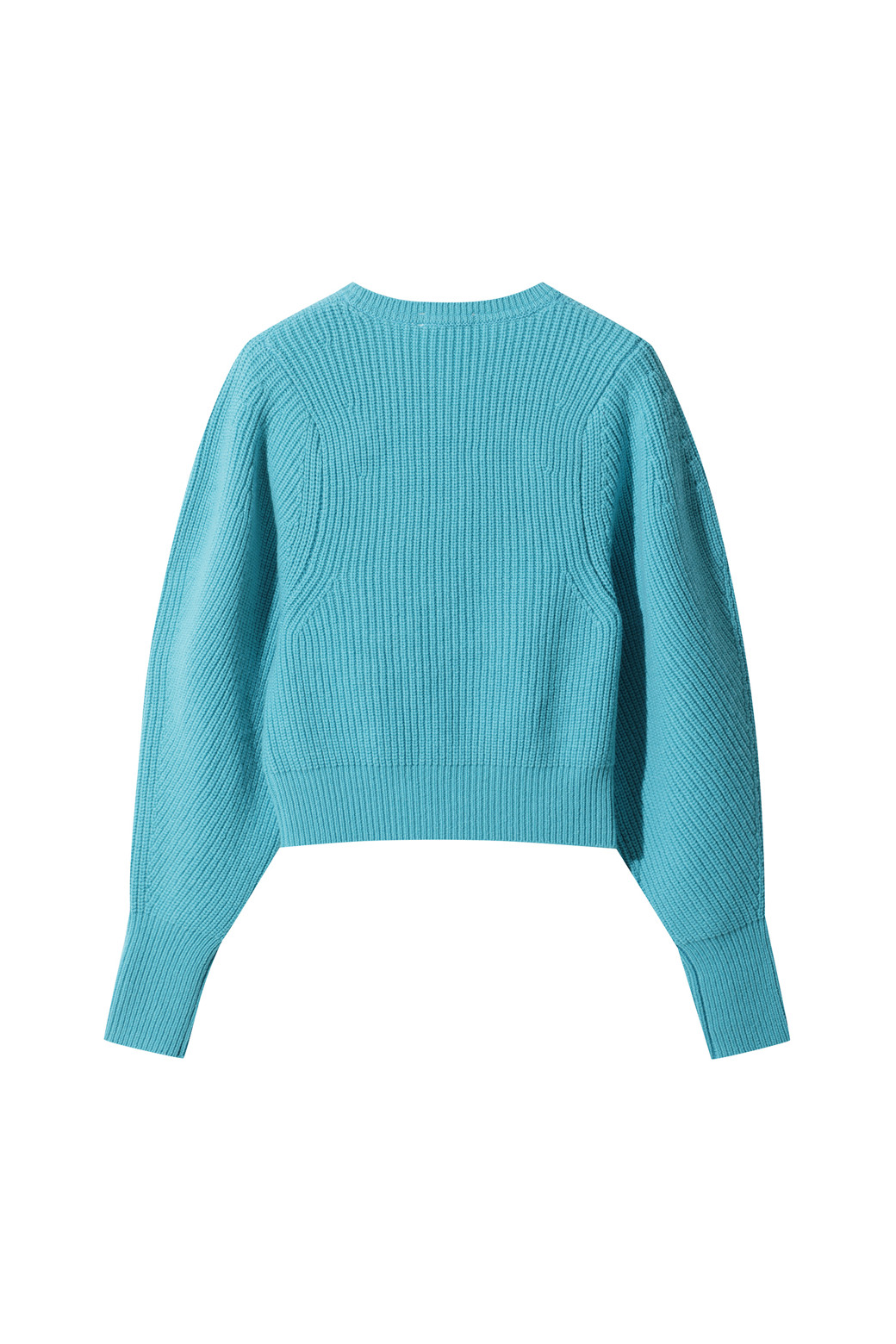 LE CASHMERE - 스웨터 - Volume Sleeve Sweater (Blue)