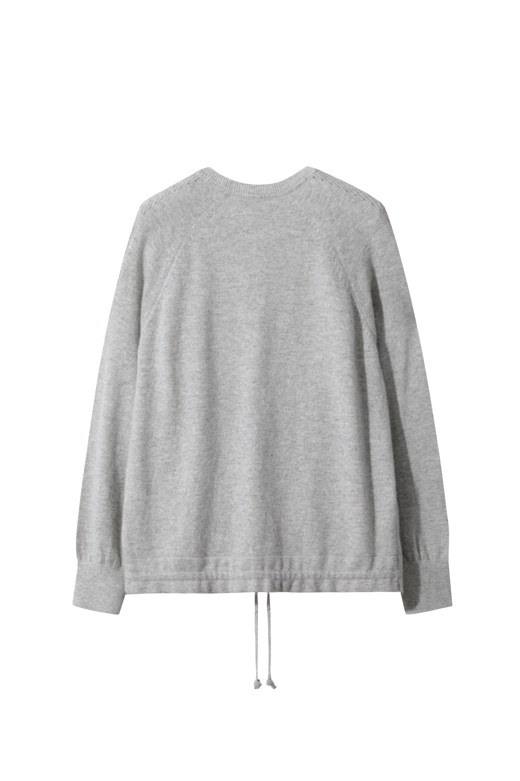LE CASHMERE - 스웨터 - String Sweater (Light Gray)