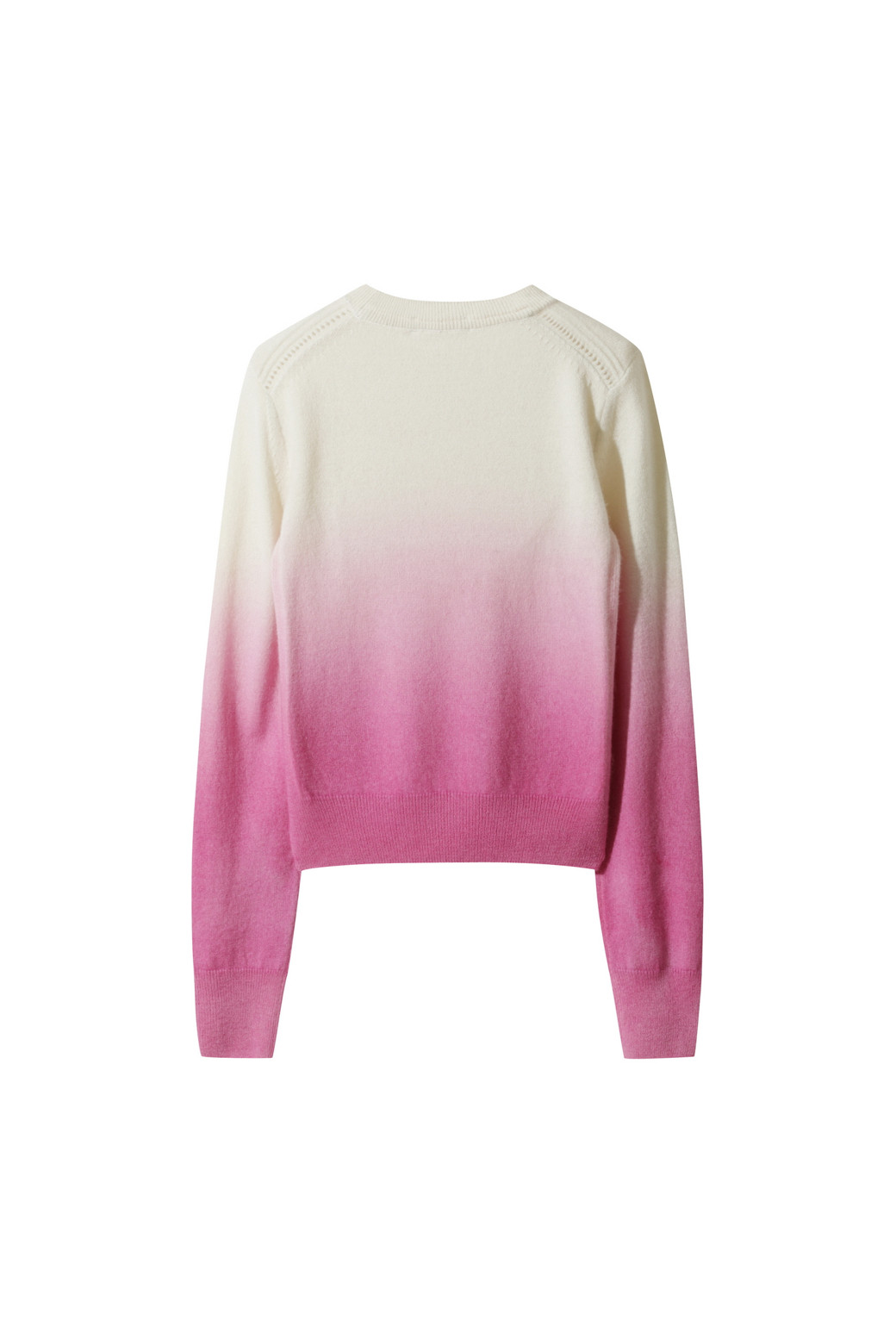 LE CASHMERE - 스웨터 - Soft Gradation Sweater (Pink)