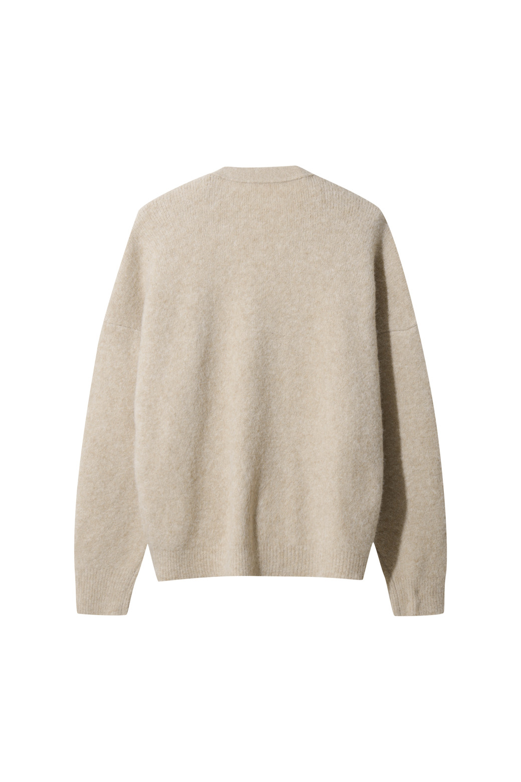 LE CASHMERE - 가디건 - Men Alpaca Cardigan (Beige)