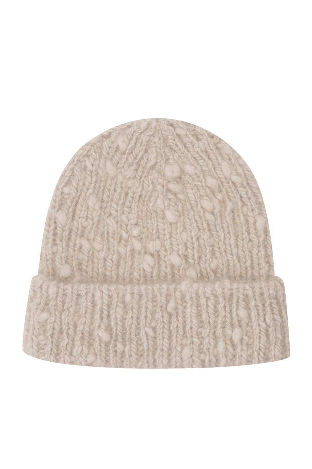 LE CASHMERE - 모자 - Handmade Bubble Beanie (Beige)