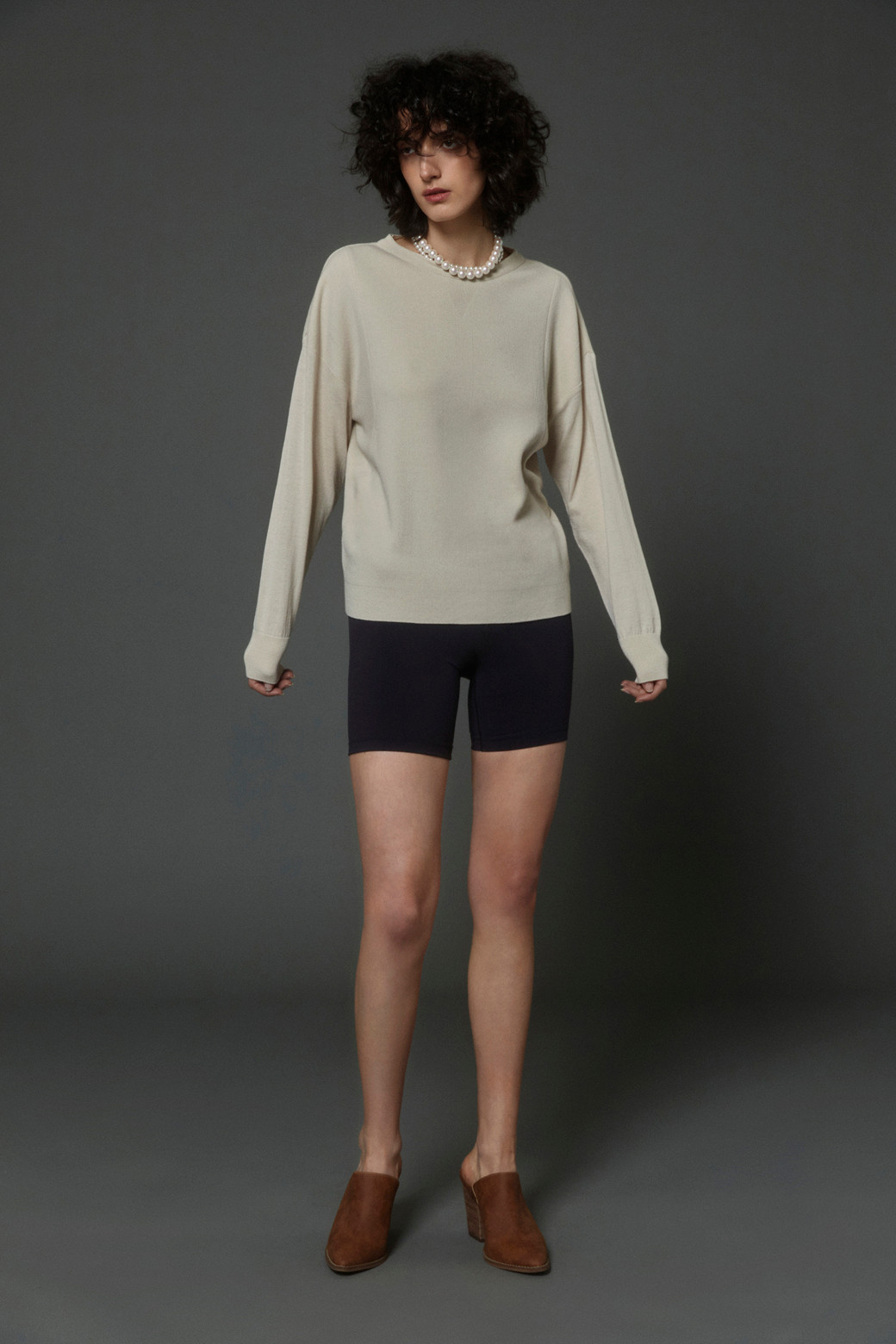 LE CASHMERE - 니트/가디건 - Sheer Long Sleeve