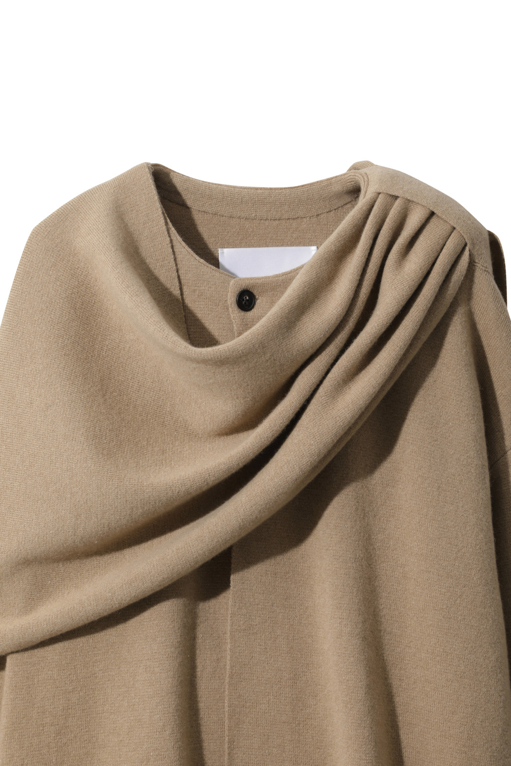 LE CASHMERE - 자켓 - Cashmere Scarf Jacket (Camel)