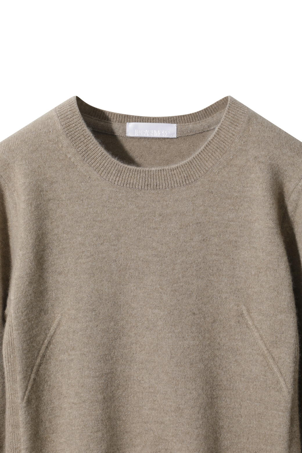 LE CASHMERE - 스웨터 - Essential Crew Sweater (Beige)