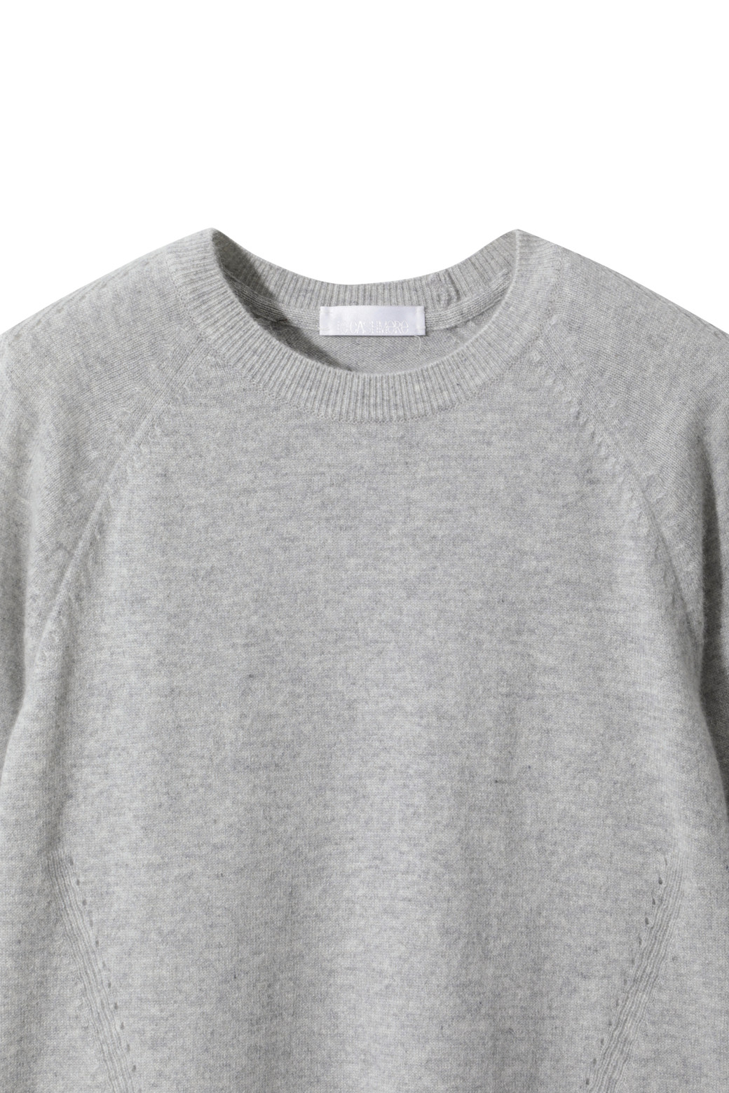 LE CASHMERE - 스웨터 - String Sweater (Light Gray)