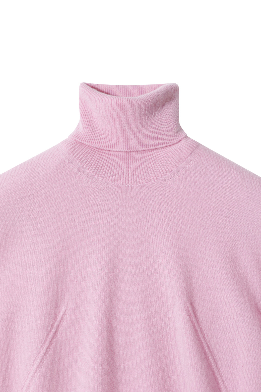 LE CASHMERE - 스웨터 - Essential High Neck Sweater (Pink)