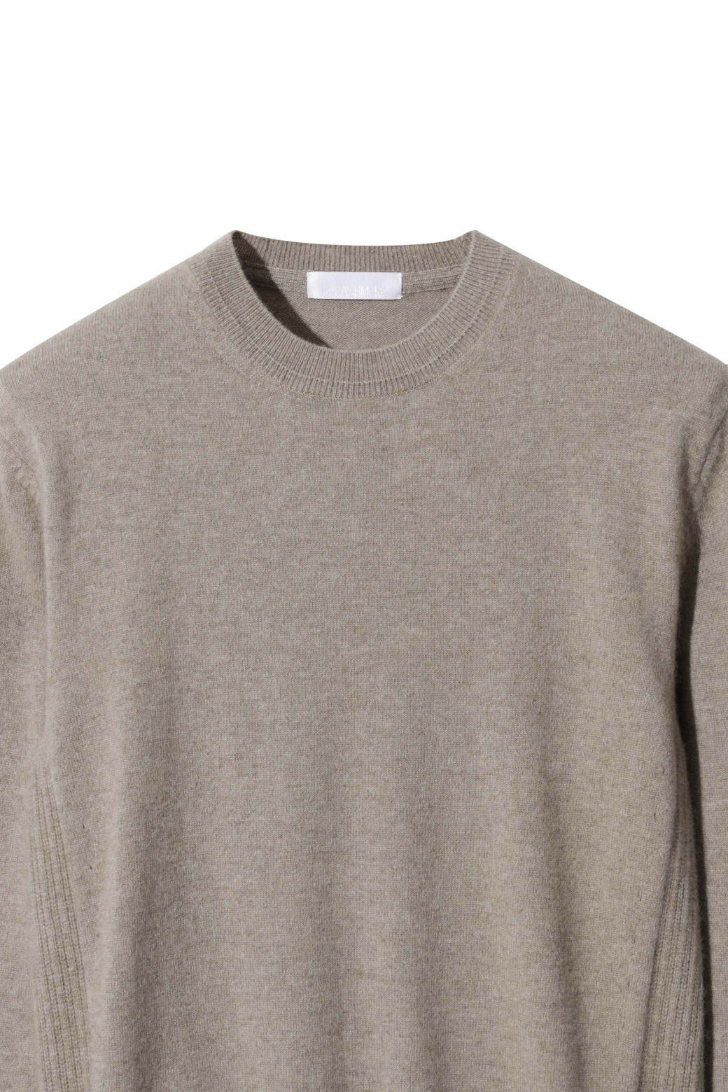 LE CASHMERE - 스웨터 - Men Essential Crew Sweater (Beige)