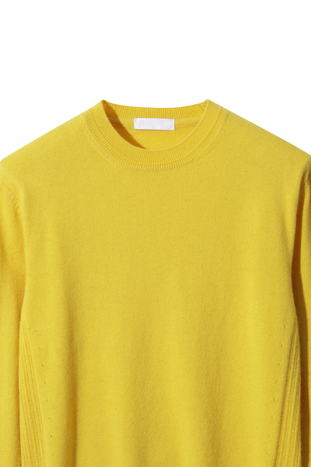 LE CASHMERE - 스웨터 - Men Essential Crew Sweater (Yellow)