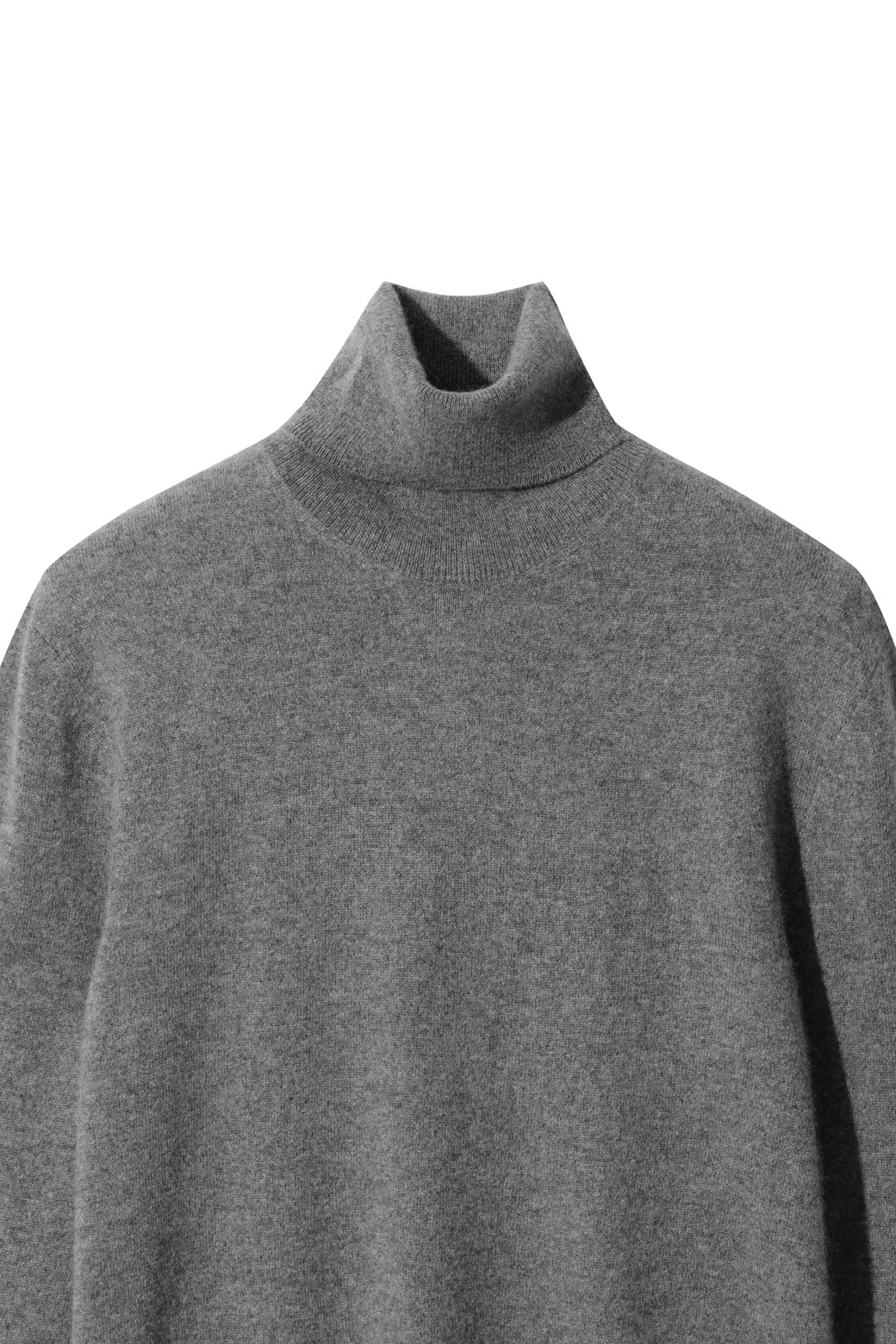 LE CASHMERE - 스웨터 - Men High Neck Sweater (Gray)