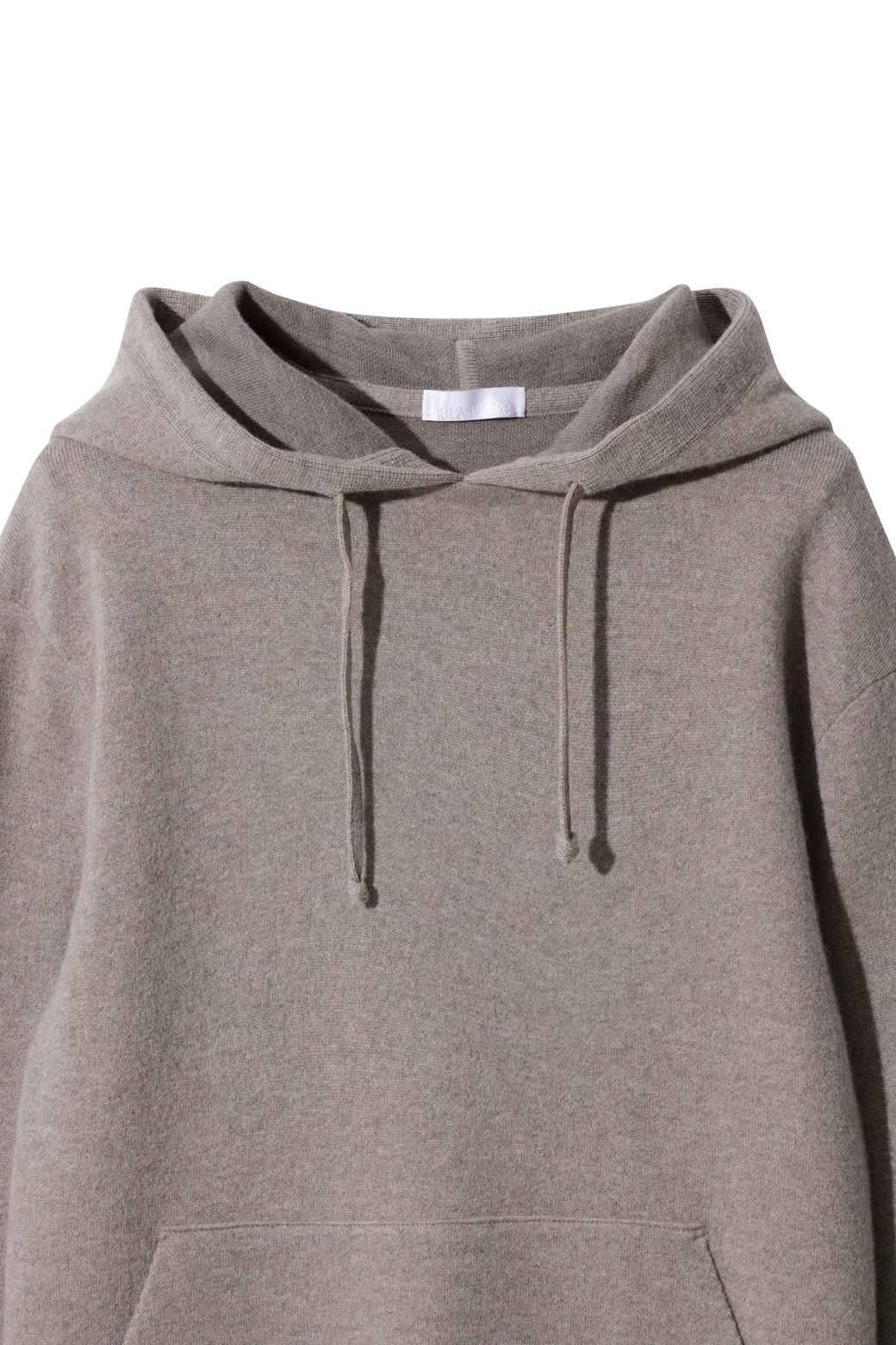 LE CASHMERE - 스웨터 - Men Hoodie Sweater (Dark Beige)
