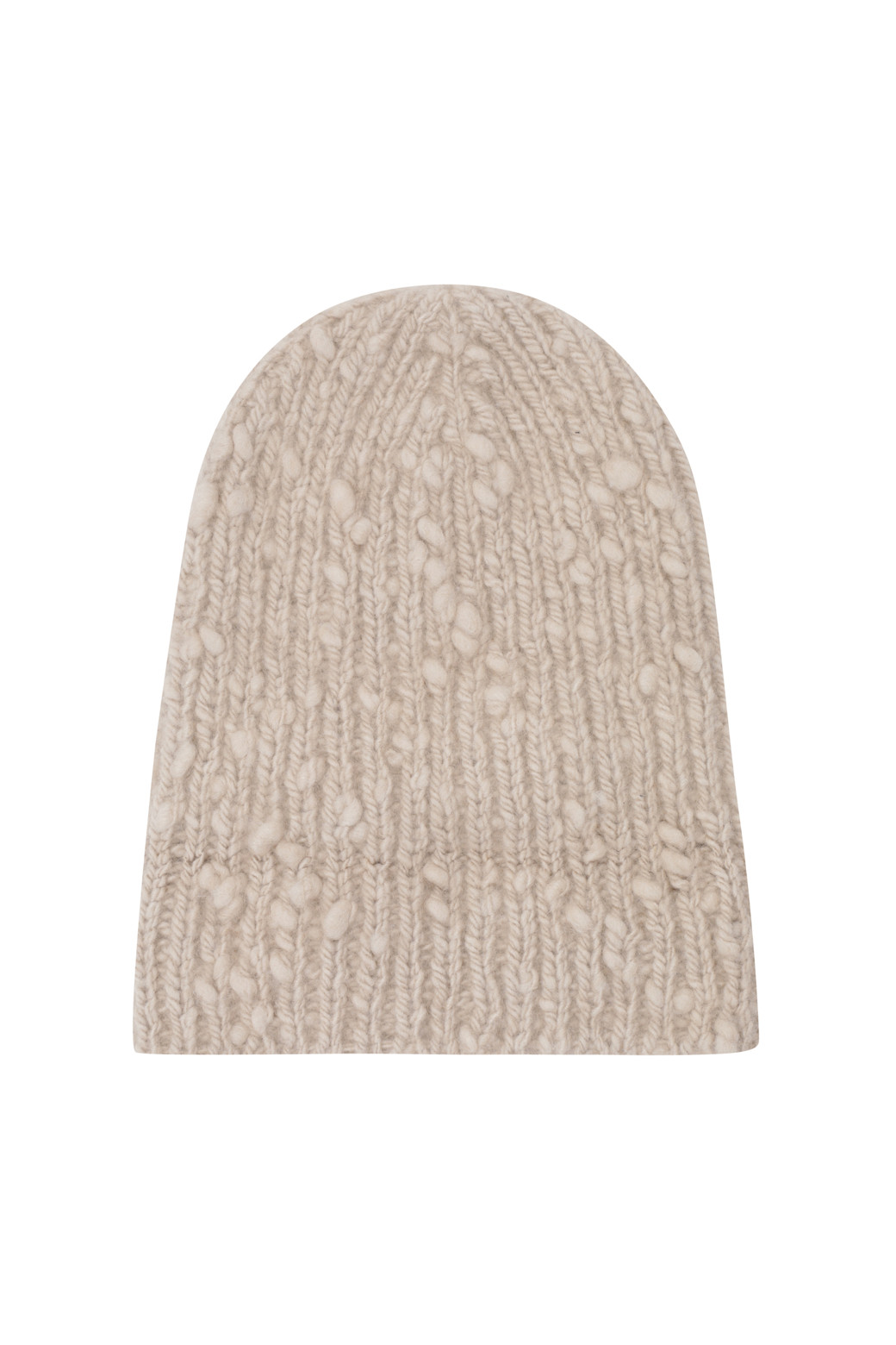 LE CASHMERE - 모자 - Handmade Bubble Beanie (Beige)