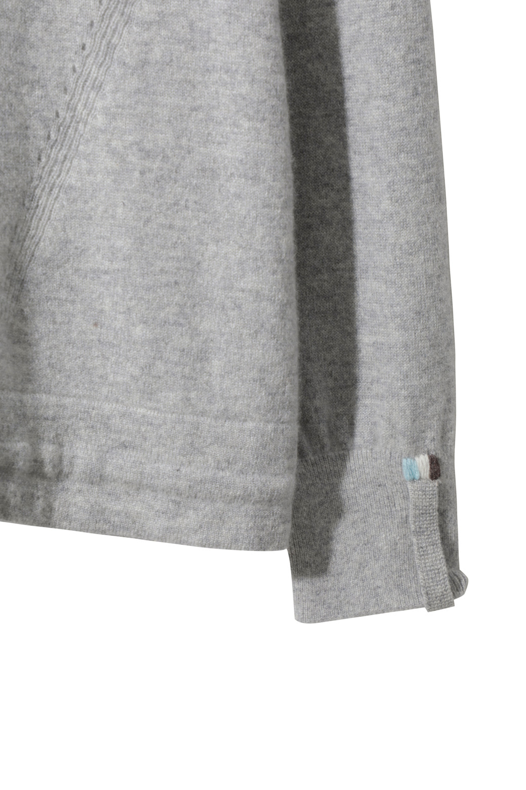 LE CASHMERE - 스웨터 - String Sweater (Light Gray)