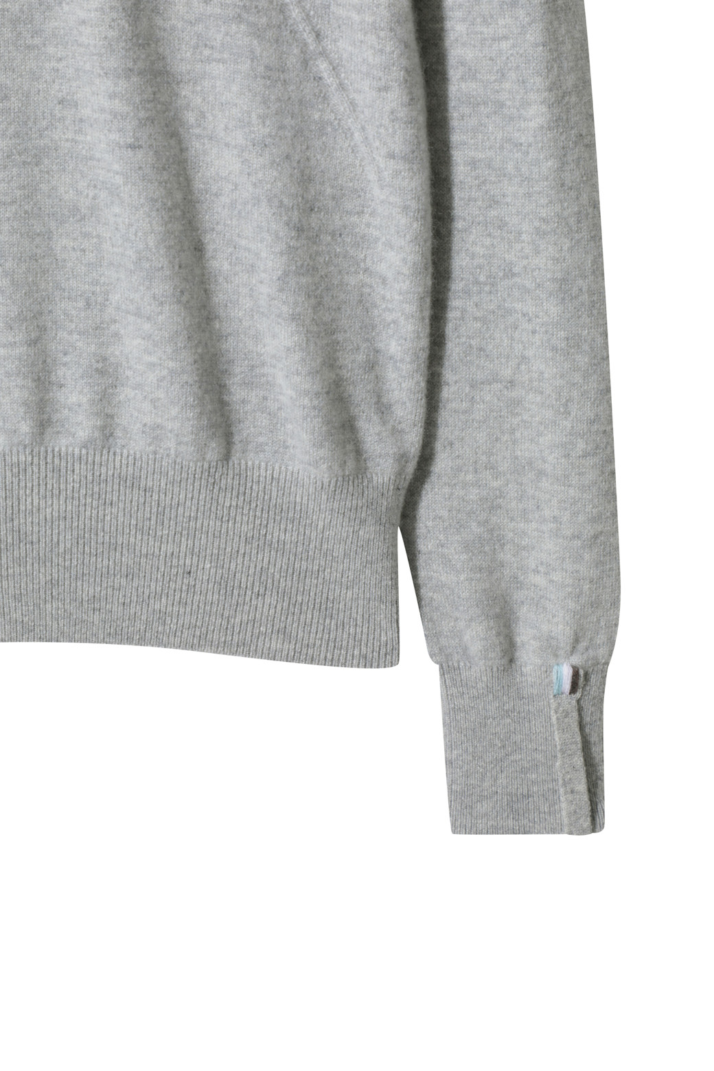 LE CASHMERE - 스웨터 - Essential High Neck Sweater (Light Gray)