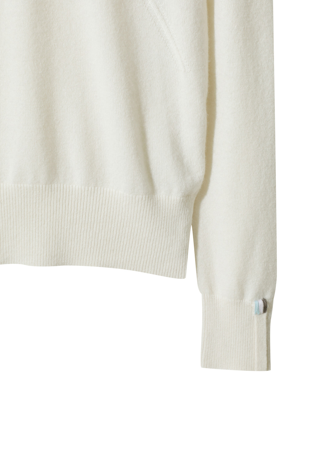LE CASHMERE - 스웨터 - Essential High Neck Sweater (White)