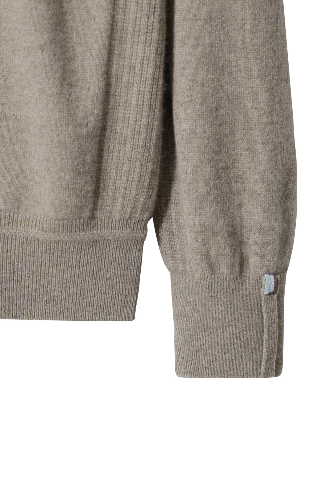LE CASHMERE - 스웨터 - Men Essential Crew Sweater (Beige)