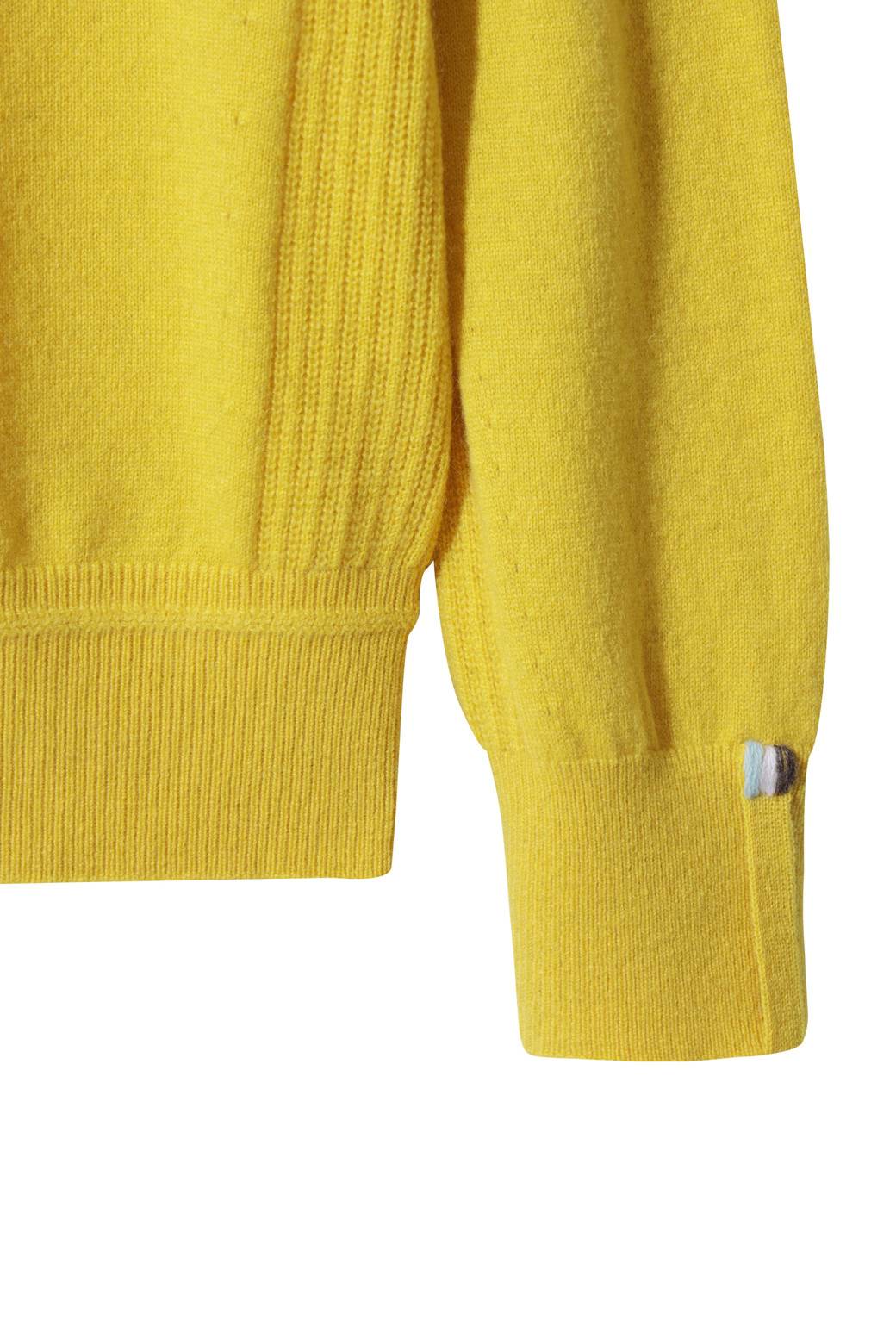 LE CASHMERE - 스웨터 - Men Essential Crew Sweater (Yellow)