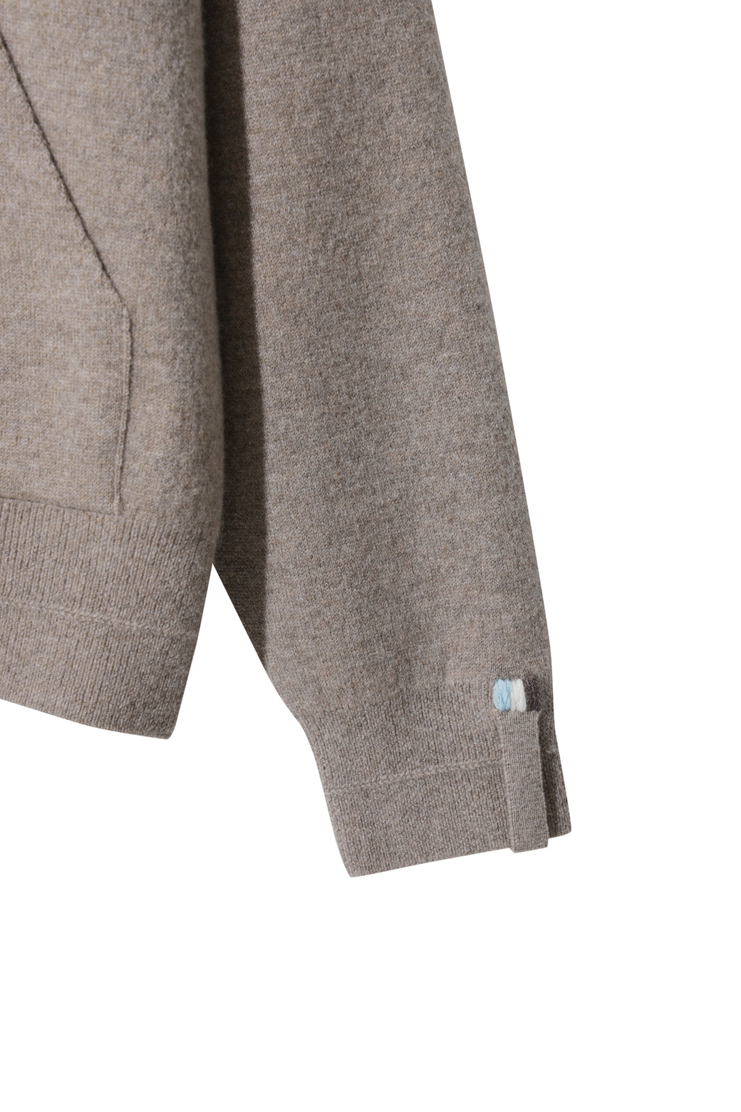 LE CASHMERE - 스웨터 - Men Hoodie Sweater (Dark Beige)