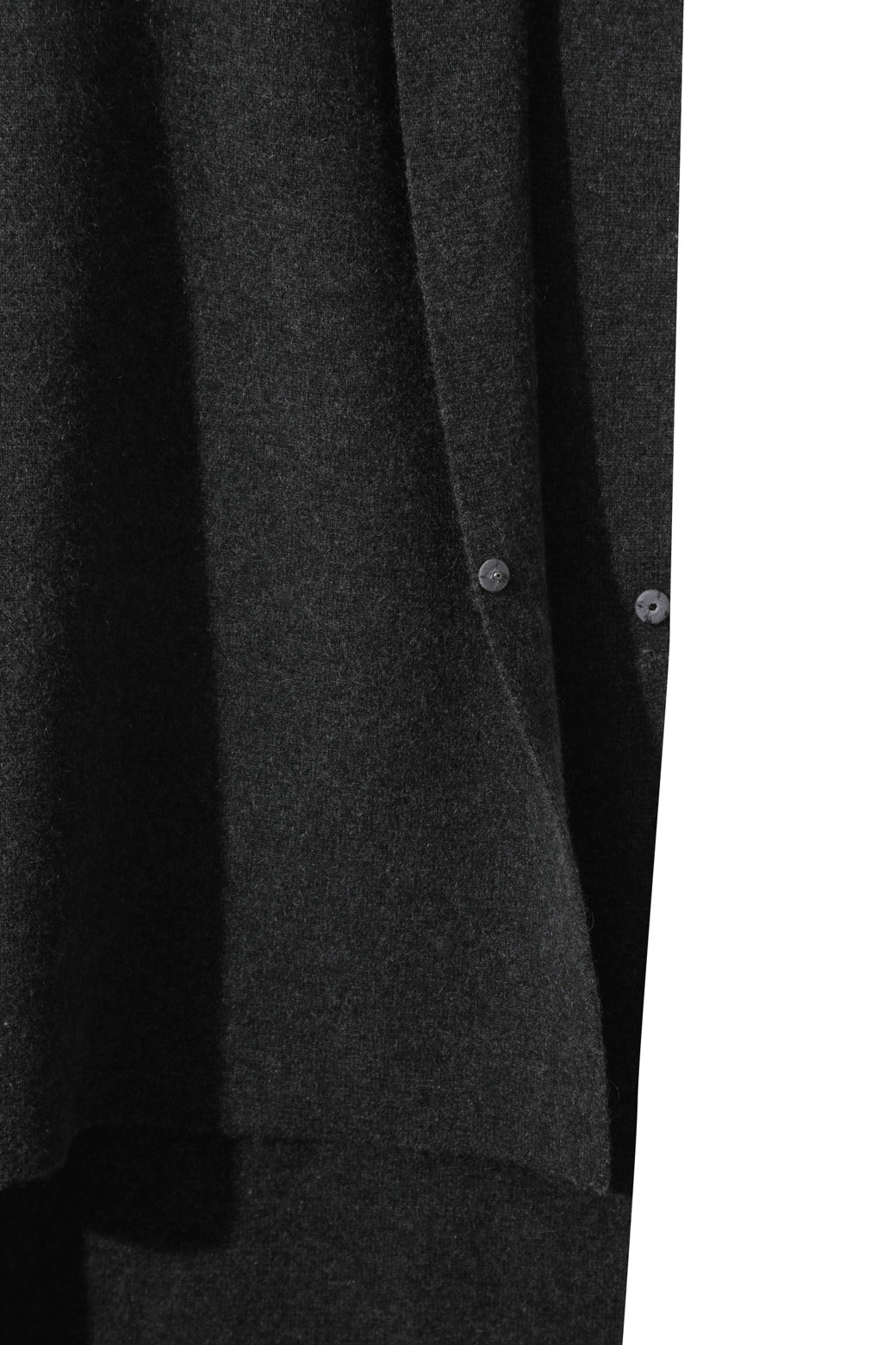 LE CASHMERE - 베스트 - Cashmere Cape Vest (Charcoal)