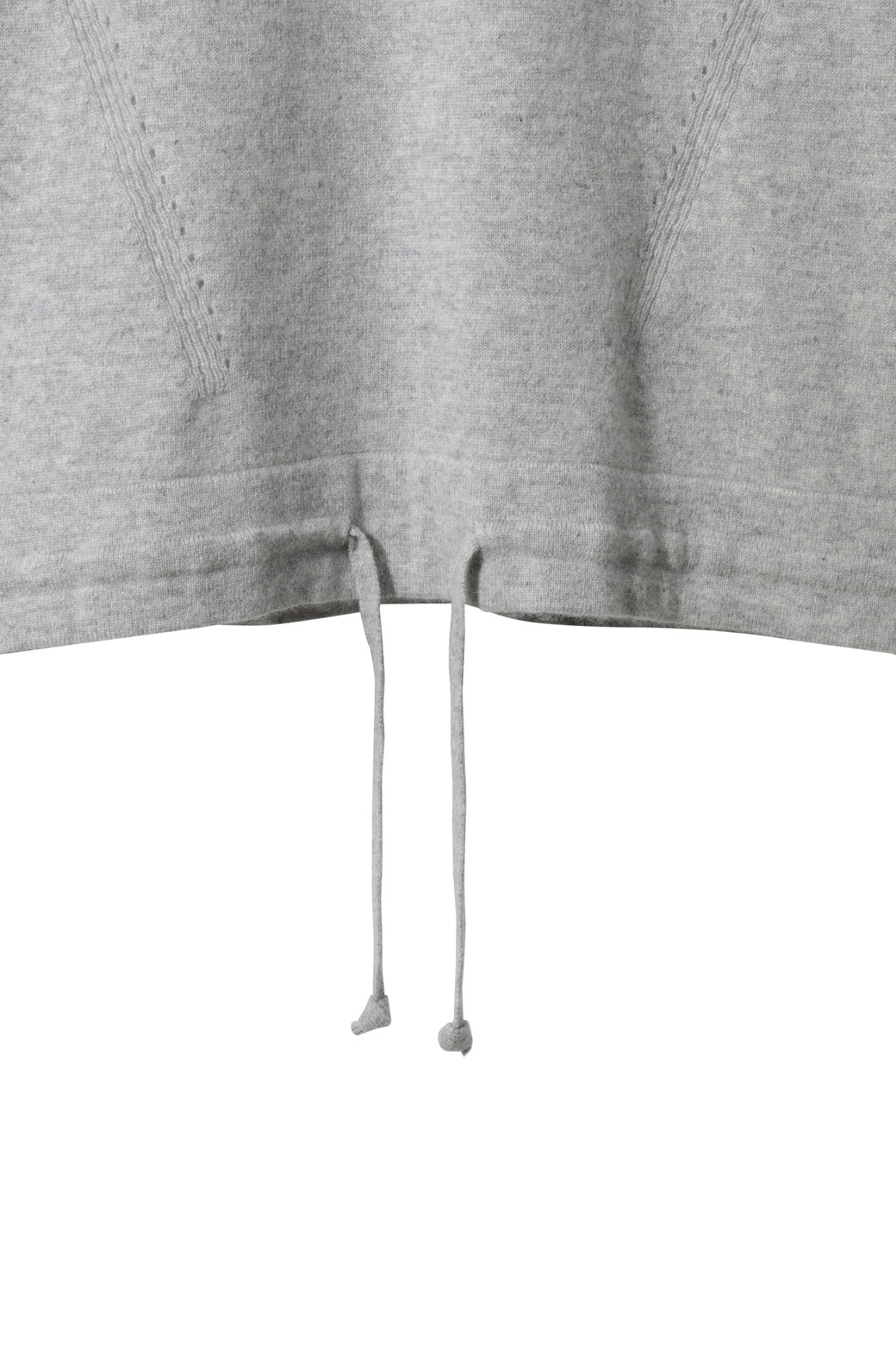 LE CASHMERE - 스웨터 - String Sweater (Light Gray)