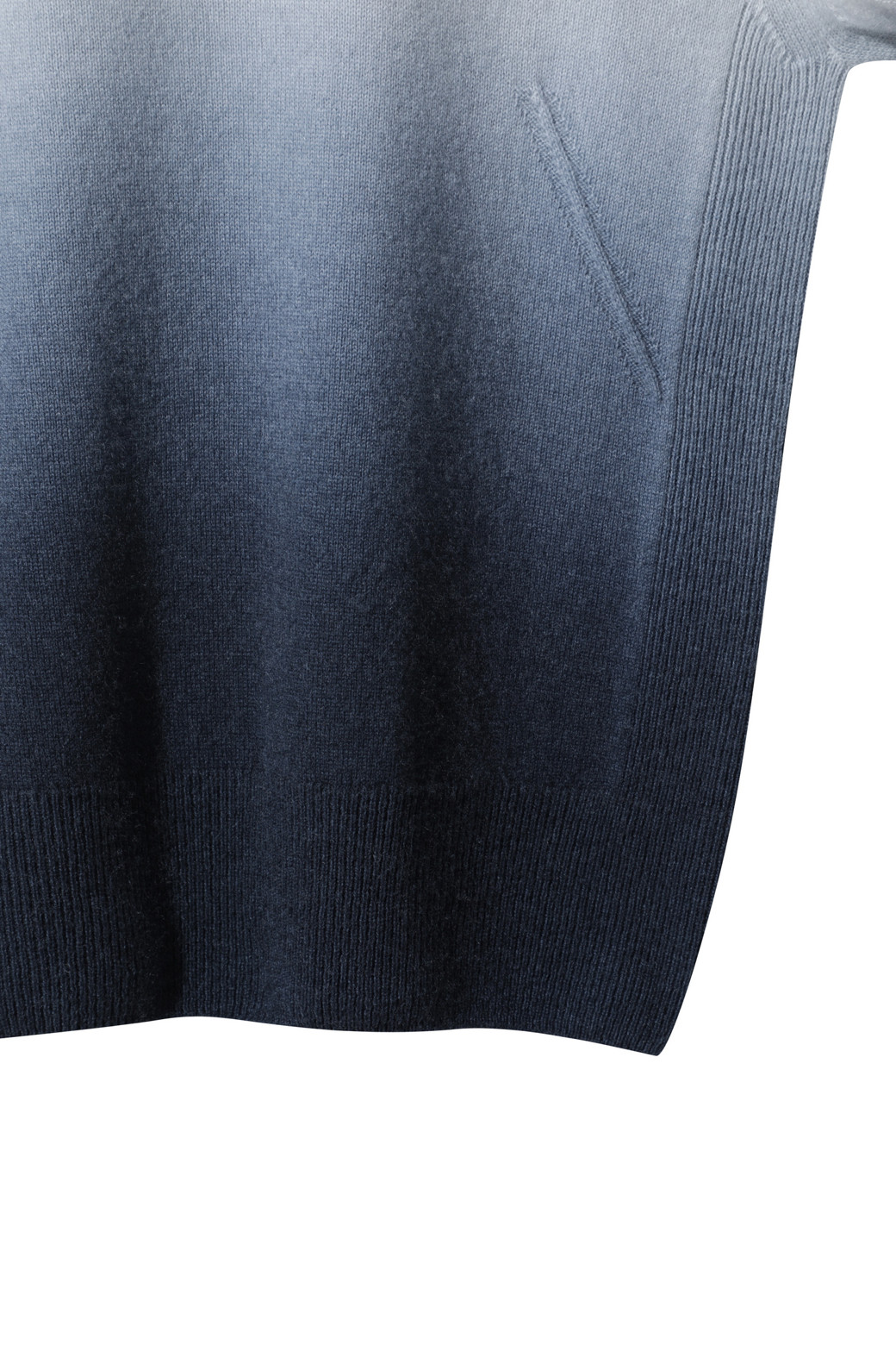 LE CASHMERE - 스웨터 - Soft Gradation Sweater (Navy)
