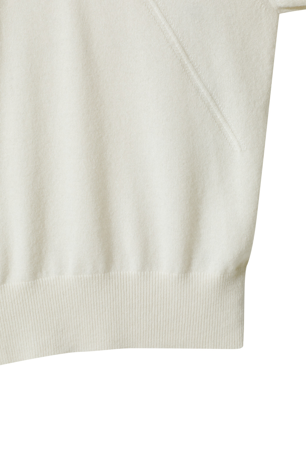 LE CASHMERE - 스웨터 - Essential High Neck Sweater (White)
