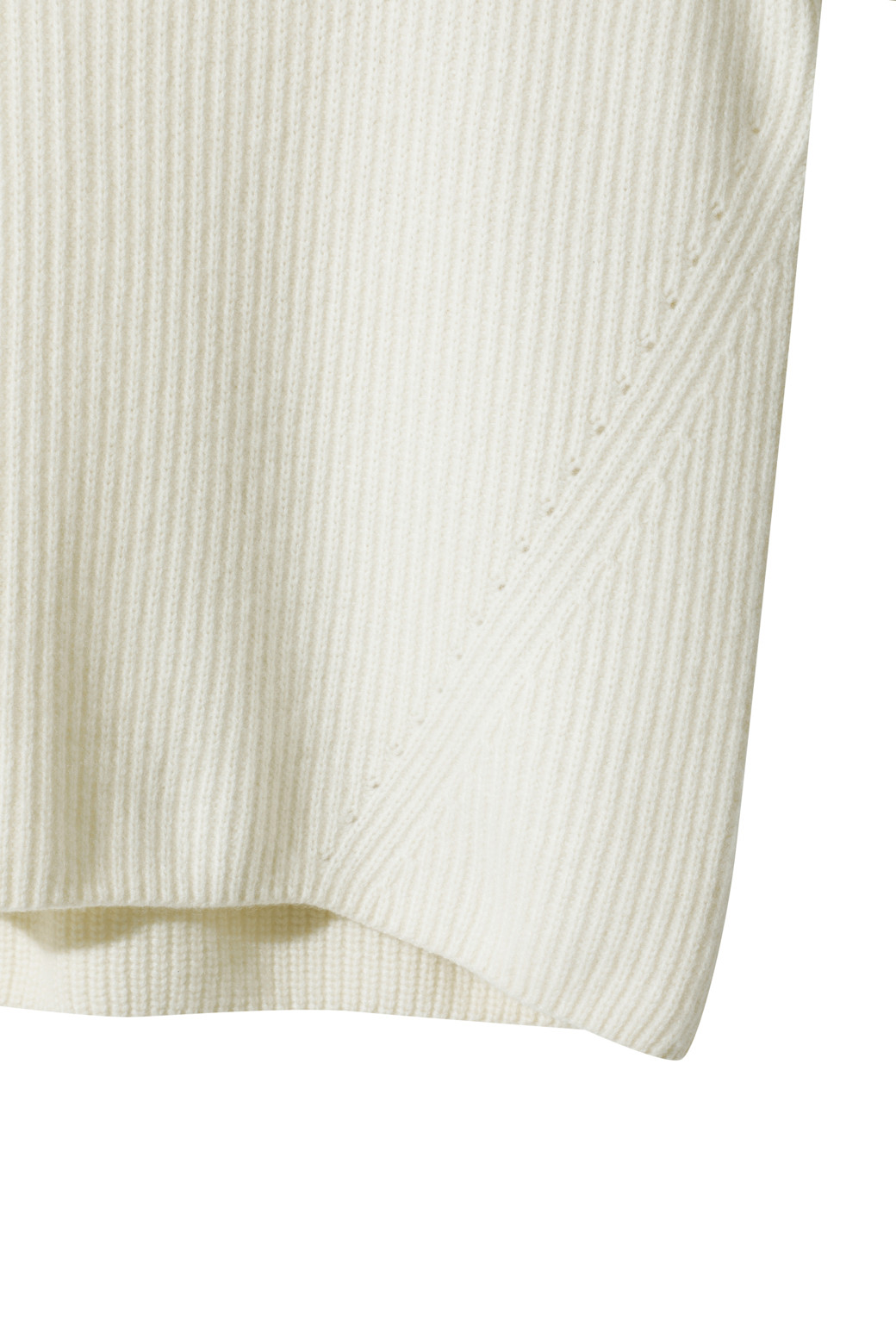 LE CASHMERE - 스웨터 - Chunky Snow Turtleneck (White)