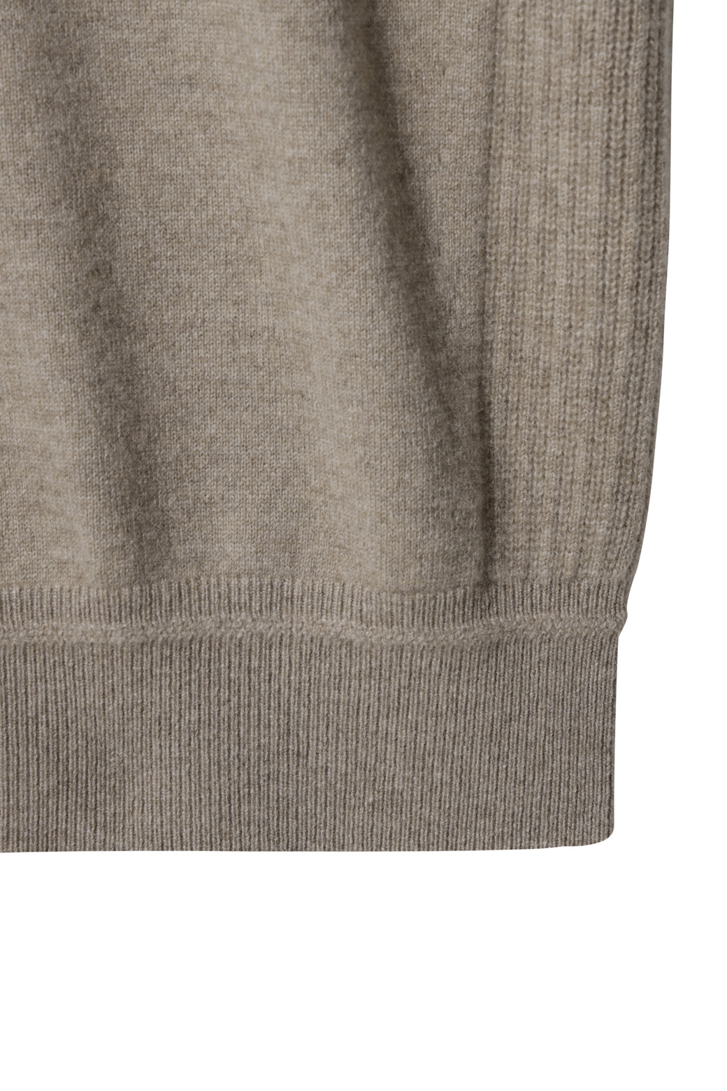 LE CASHMERE - 스웨터 - Men Essential Crew Sweater (Beige)