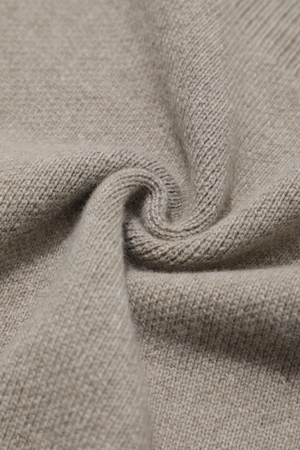 LE CASHMERE - 베스트 - Cap Sleeve Turtleneck Vest (Dark Beige)
