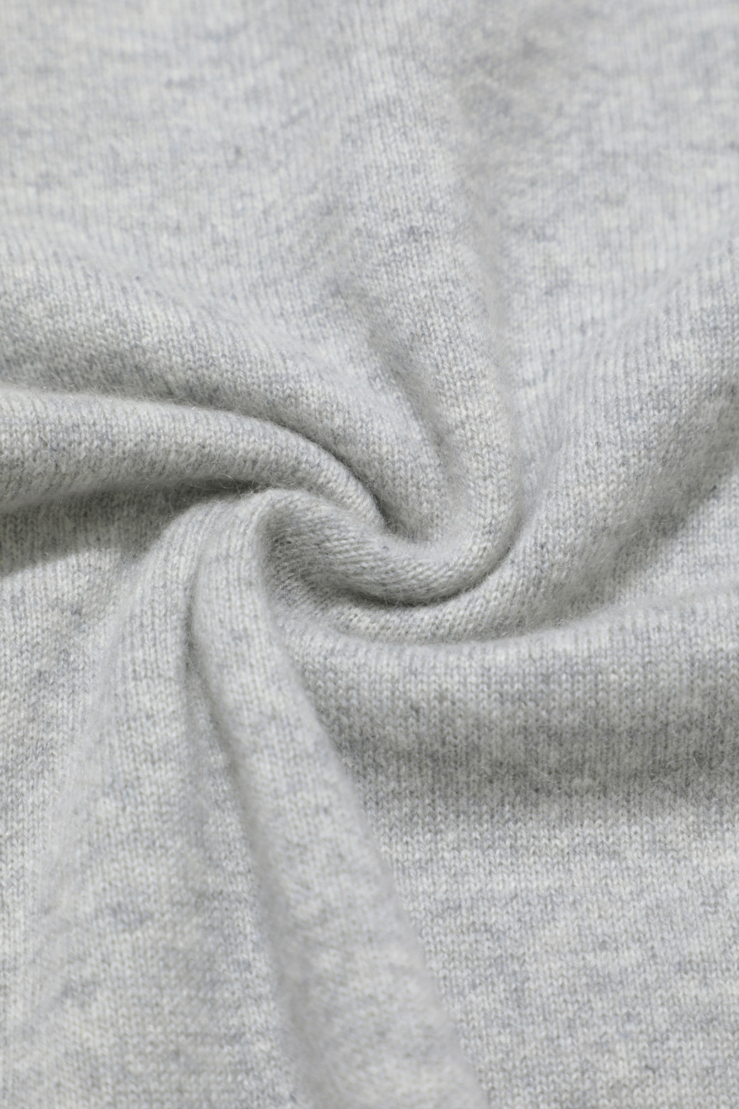 LE CASHMERE - 스웨터 - Essential High Neck Sweater (Light Gray)