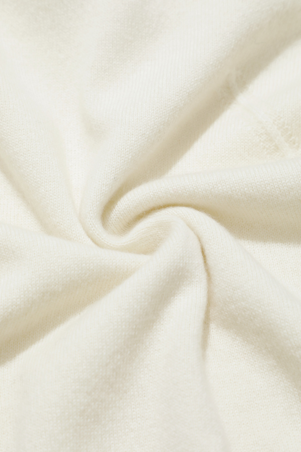 LE CASHMERE - 스웨터 - Essential High Neck Sweater (White)