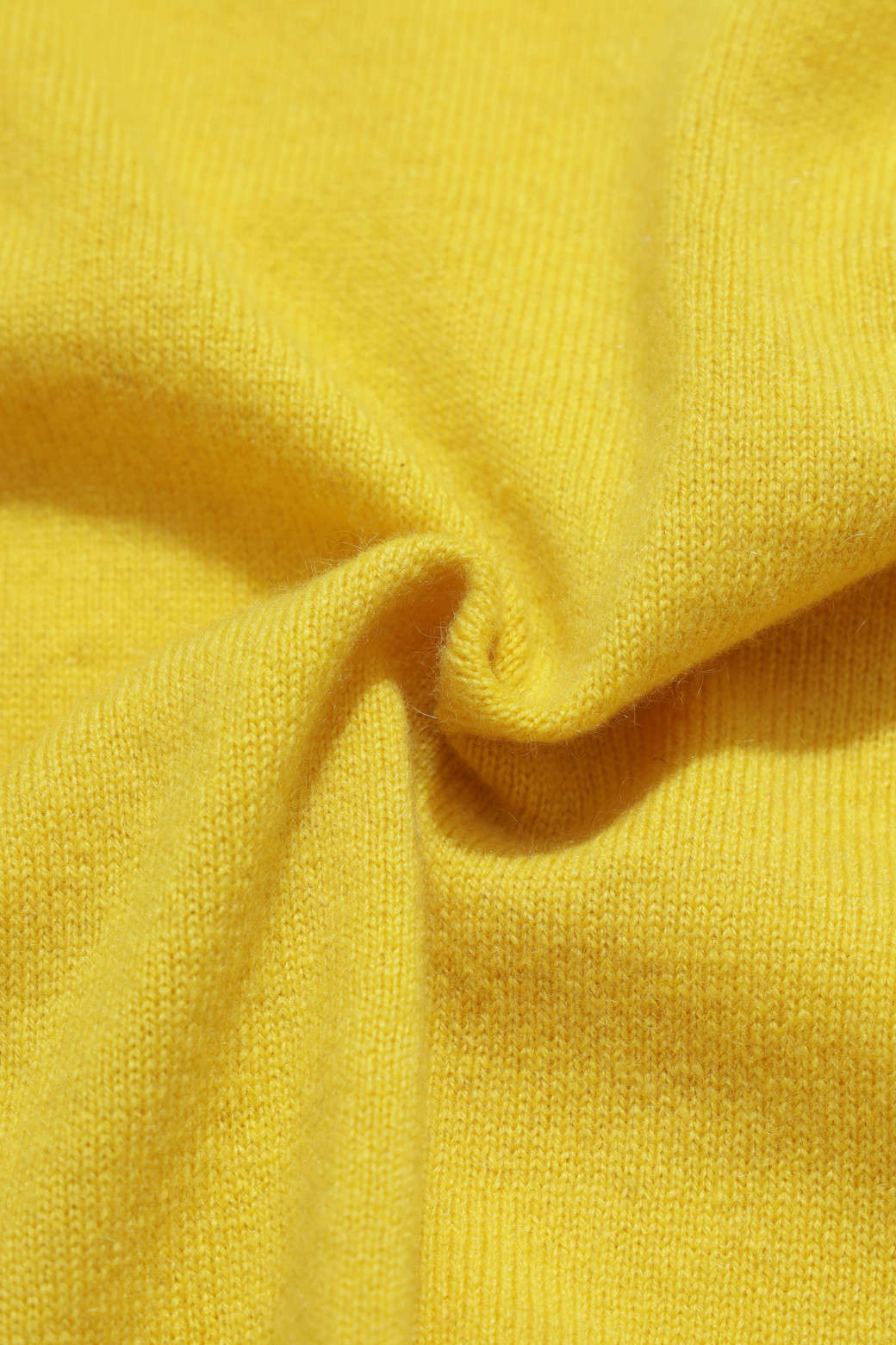 LE CASHMERE - 스웨터 - Men Essential Crew Sweater (Yellow)