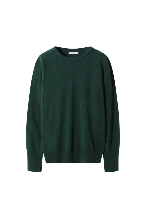 LE CASHMERE - 스웨터 - Cashmere Women Sweater (Dark Green)