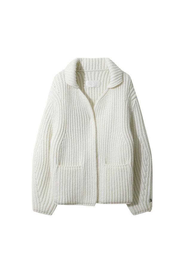 LE CASHMERE - 자켓 - Row Volume Jacket (Ivory)