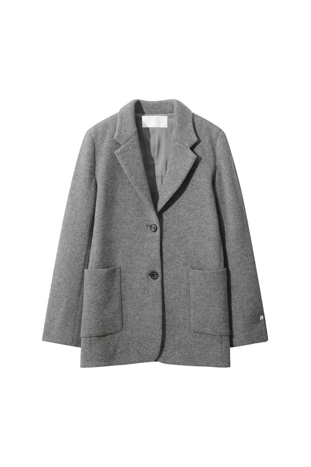 LE CASHMERE - 자켓 - Cashmere Tailored Jacket (Gray)