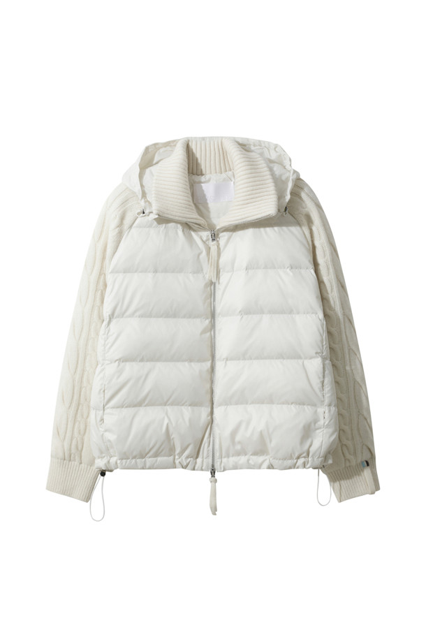 LE CASHMERE - 패딩 - Cashmere Puffer (White)