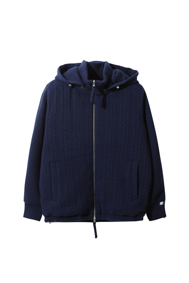 LE CASHMERE - 다운/패딩 - Men Cashmere Puffer (Navy)