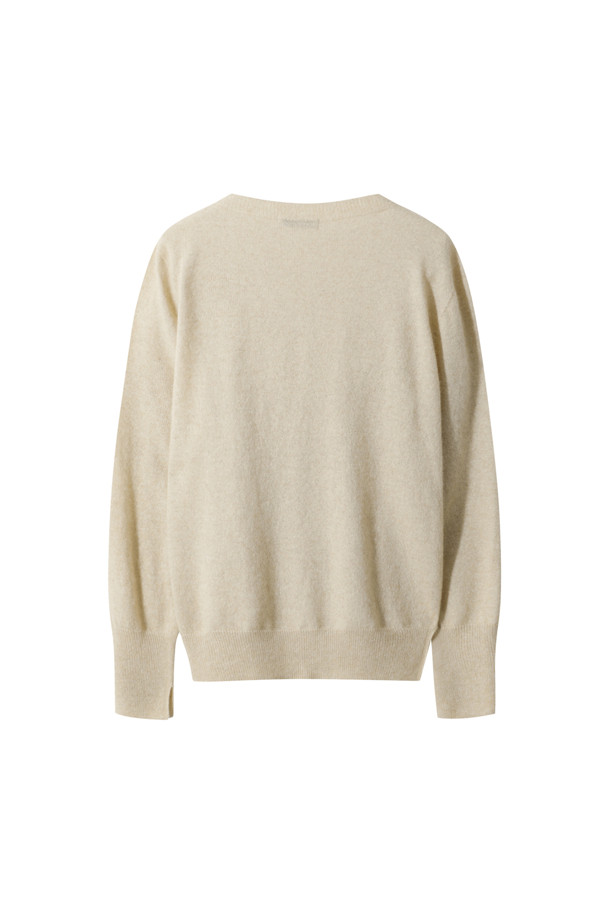 LE CASHMERE - 스웨터 - Cashmere Women Sweater (Beige)