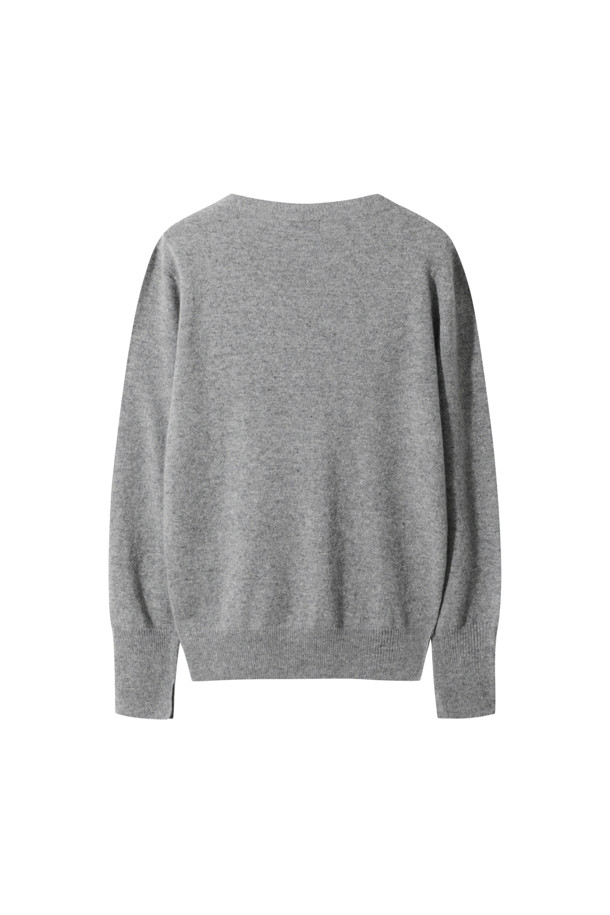 LE CASHMERE - 스웨터 - Cashmere Women Sweater (Light Gray)