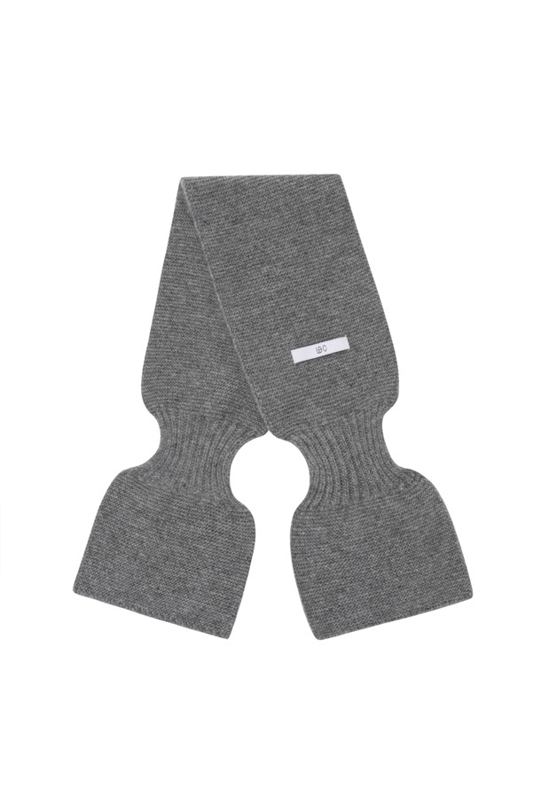 LE CASHMERE - 스카프/머플러 - Cashmere Mini Muffler (Light Gray)